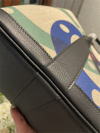 Her.mes  Garden Party 36CM Togo Leather and Graffiti Canvas HS