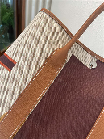 Her.mes  Garden Party 36CM Togo Leather and Graffiti Canvas HS