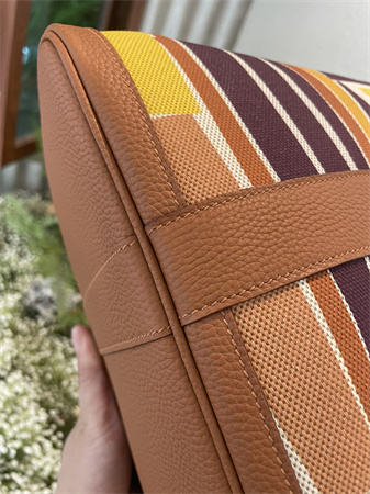 Her.mes  Garden Party 36CM Togo Leather and Graffiti Canvas HS