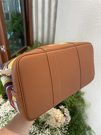 Her.mes  Garden Party 36CM Togo Leather and Graffiti Canvas HS