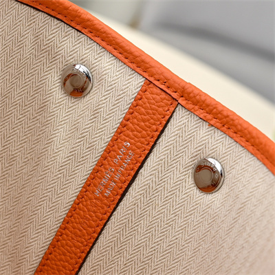 H**mes garden party 30/36cm togo leather orange hs