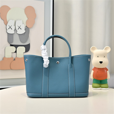 H**mes garden party 30/36cm togo leather bley jean hs