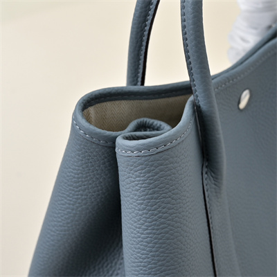 H**mes garden party 30/36cm togo leather bleu lin hs