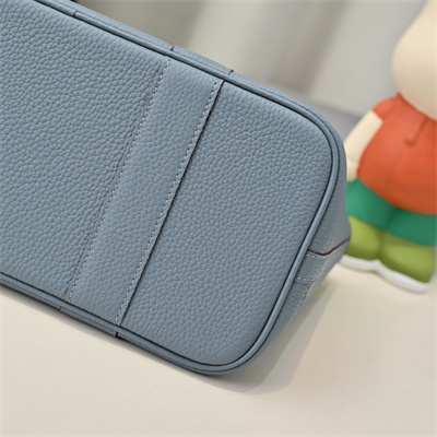 H**mes garden party 30/36cm togo leather bleu lin hs