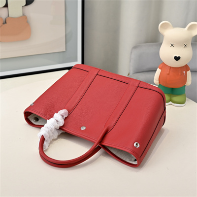 H**mes garden party 30/36cm togo leather red hs