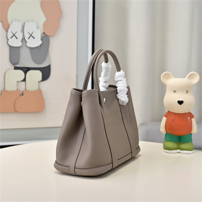 H**mes garden party 30/36cm togo leather gris tourterelle hs