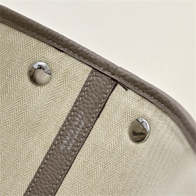 H**mes garden party 30/36cm togo leather gris tourterelle hs
