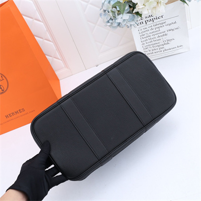 H**mes garden party 30/36cm calfskin leather black