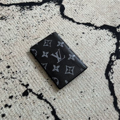 L.V Pocket Organizer Brushed Monogram cowhide leather Black/White M11635