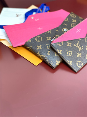 L.V Kirigami Organizer Monogram Canvas Pondichery Pink M12403