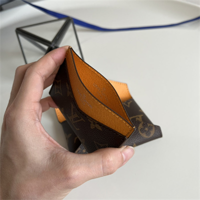 L.V Kirigami Card Holder Monogram Canvas Safran Yellow M12791