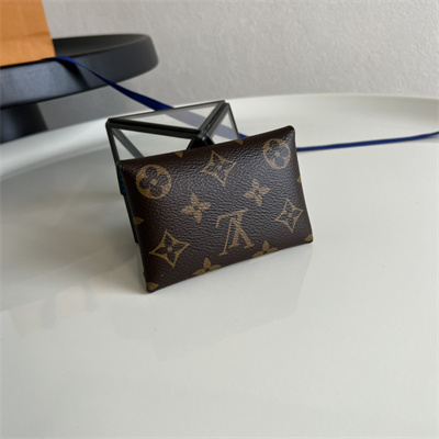 L.V Kirigami Card Holder Monogram Canvas Gaston Blue M12884