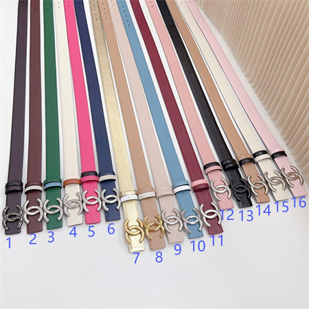 Ch*el belts in calfskin 30mm  color options