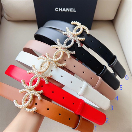 Ch*el belts in calfskin 30mm  color options