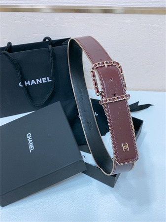 Ch*el belts in shinny calfskin 40mm  color options