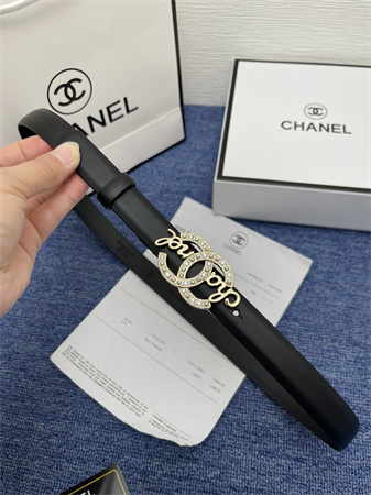 Ch*el belts in calfskin 20mm color options