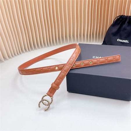 Ch*el belts in lambskin 20mm color options