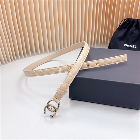 Ch*el belts in lambskin 20mm color options