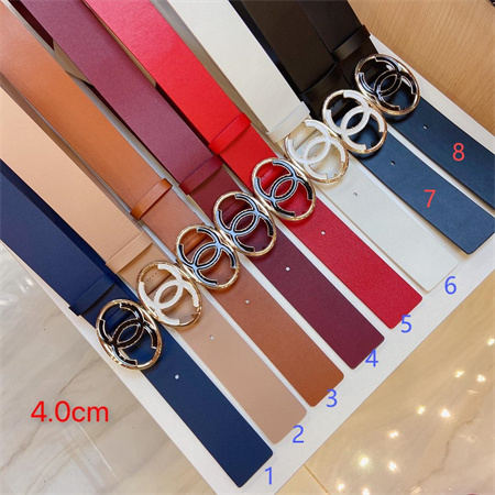 Ch*el belts in calfskin 40mm  color options