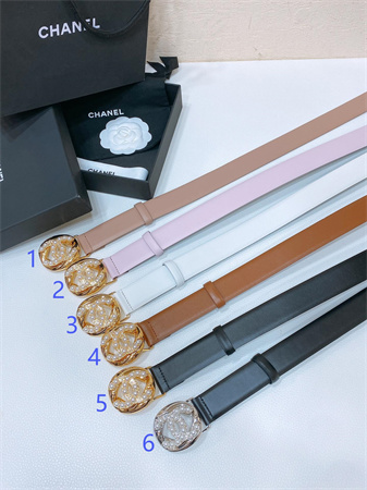 Ch*el belts in lambskin 30mm  color options