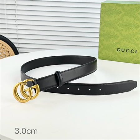 G*u*i  belts in black calfskin 30mm options