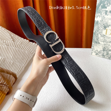 D*or belts in jacquard embossed calfskin 35mm color options