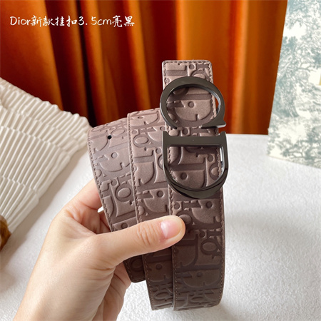 D*or belts in jacquard embossed calfskin 35mm color options