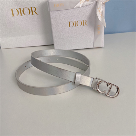 D*or belts in calfskin 20mm gold/silver hardware color options
