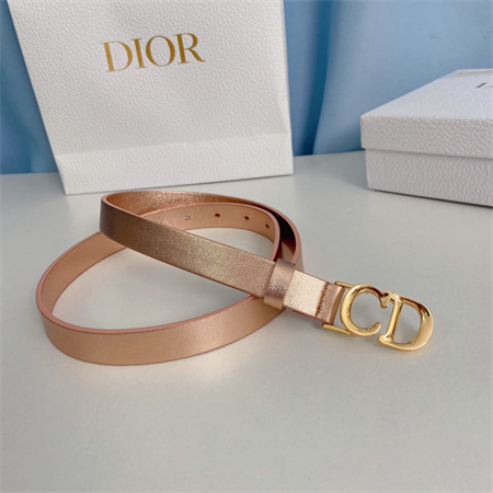 D*or belts in calfskin 20mm gold/silver hardware color options