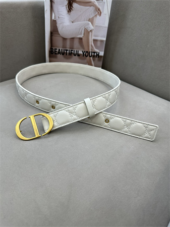 D*or belts in lambskin 30mm gold hardware color options