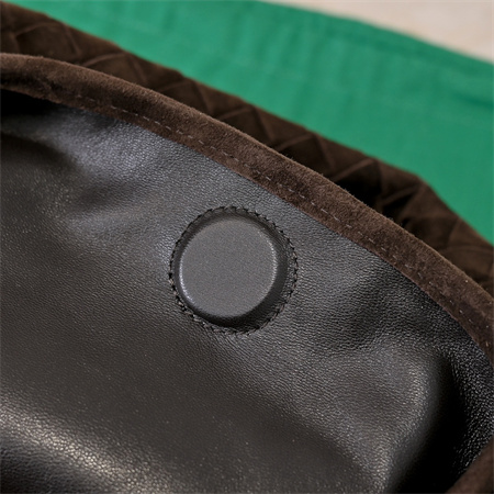 BV Large Hop Shoulder Bag In Suede Fondant