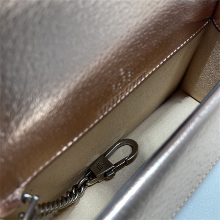 gu.cci dionysus S*per mini bag rose gold leather 476432