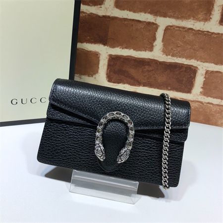 gu.cci dionysus S*per mini bag black leather 476432