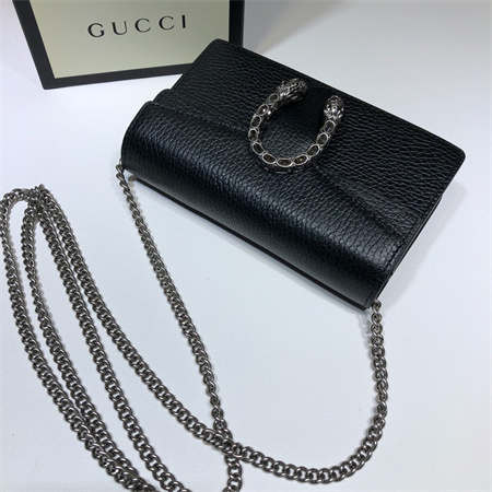 gu.cci dionysus S*per mini bag black leather 476432