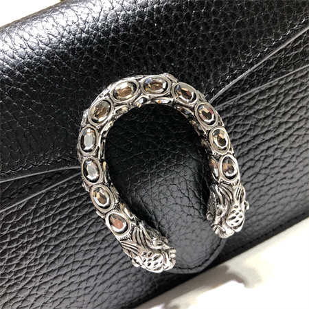 gu.cci dionysus S*per mini bag black leather 476432