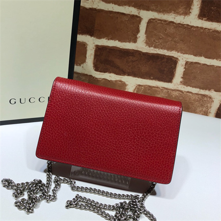 gu.cci dionysus S*per mini bag red leather 476432