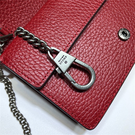 gu.cci dionysus S*per mini bag red leather 476432