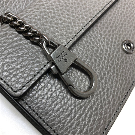 gu.cci dionysus S*per mini bag grey leather 476432