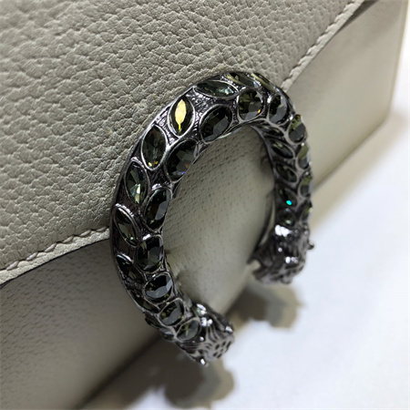 Gu.cci Dionysus small shoulder bag Cream Leather 400249