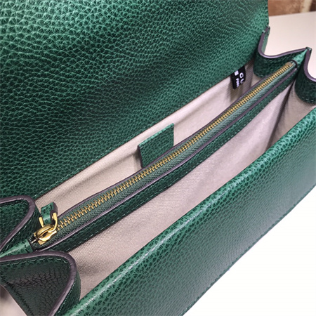Gu.cci Dionysus small shoulder bag Green Leather 400249
