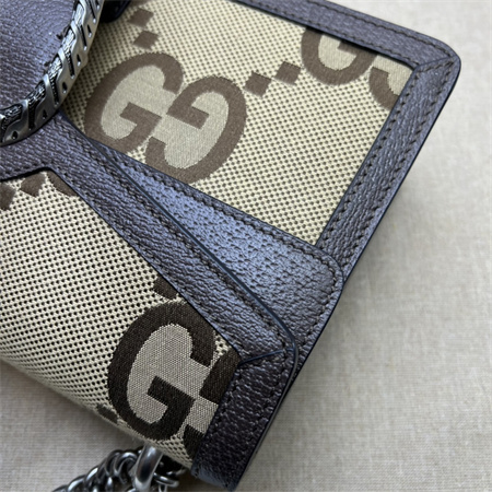 Gu.cci Dionysus small shoulder bag Jumbo GG Canvas 400249