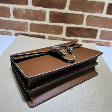 Gu.cci Dionysus small shoulder bag Vintage Brown Leather 400249