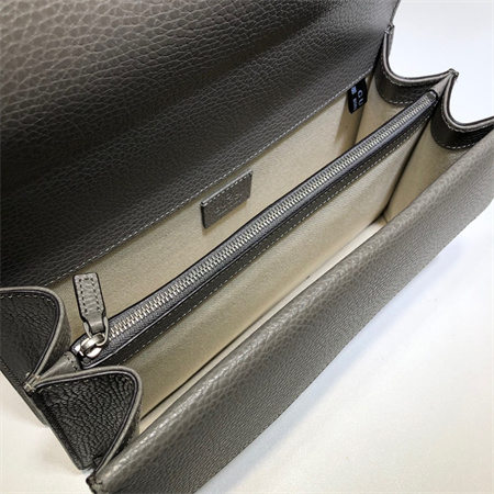 Gu.cci Dionysus small shoulder bag Grey Leather 400249