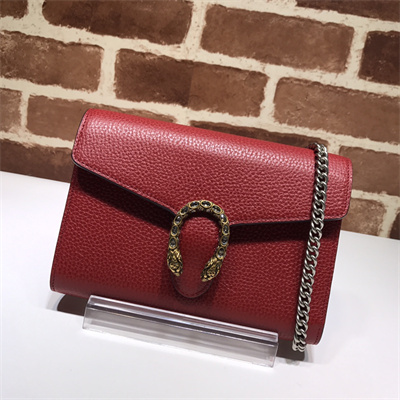 gu.cci dionysus gg S*p*e chain wallet red leather 401231