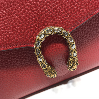 gu.cci dionysus gg S*p*e chain wallet red leather 401231