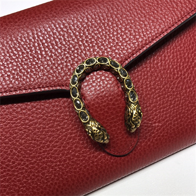 gu.cci dionysus gg S*p*e chain wallet red leather 401231