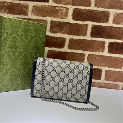 gu.cci dionysus gg S*p*e chain wallet gg S*p*e canvas blue 401231