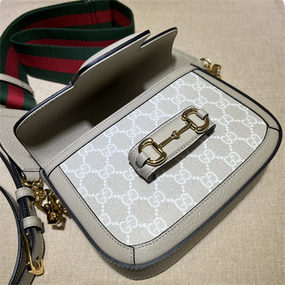Gu.cci Horsebit 1955 Mini Bag GG Canvas 658574