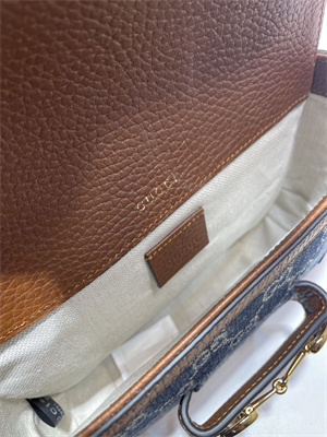 Gu.cci Horsebit 1955 Mini Bag Denim Blue 658574