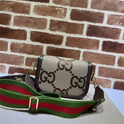 Gu.cci Horsebit 1955 Mini Bag Jumbo GG Canvas 658574